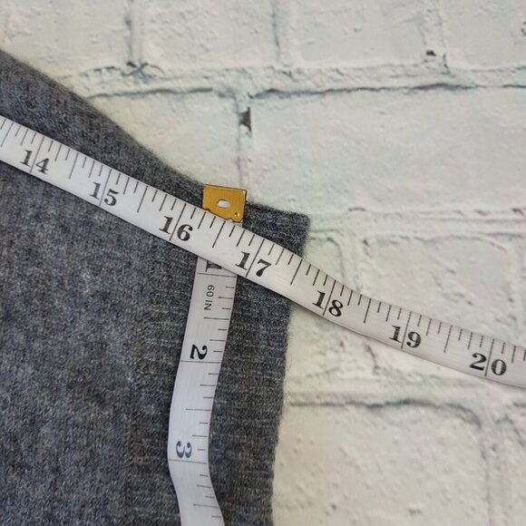 Halogen women’s dark gray one size open front oversized sweater shrug cardigan - Picture 6 of 12